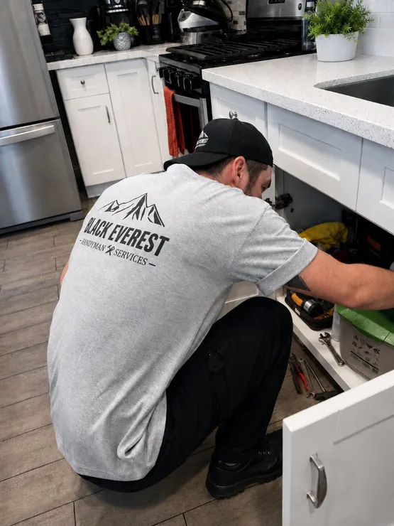 Kitchen repair under sink